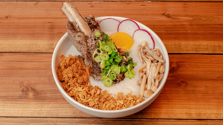 Beef Rib Congee menu item
